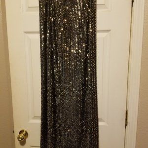 Sequin lined skirt